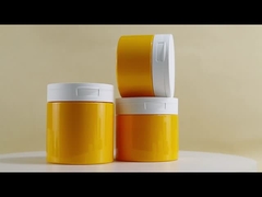 قناني كريم الجسم غير الملموس 500 غرام 700 غرام زبدة الجسم البلاستيكية حاويات طوق المواد بي تي