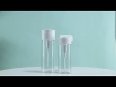 زجاجة مكياج بي تي 100 مل 120 مل 400 مل زجاجة إزالة الماكياج مع رأس مستطيل مستدير