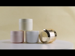 أوعية بلاستيكية PP مستديرة 50g حاويات تجميل مصنوعة خصيصا مع رأس المسمار