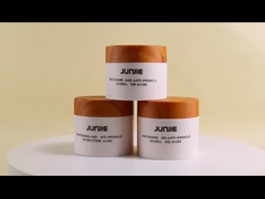 أوعية تجميل بلاستيكية بيضاء فاخرة 250g 300g 400g 500g 700g أوعية بلاستيكية مزدوجة الحائط