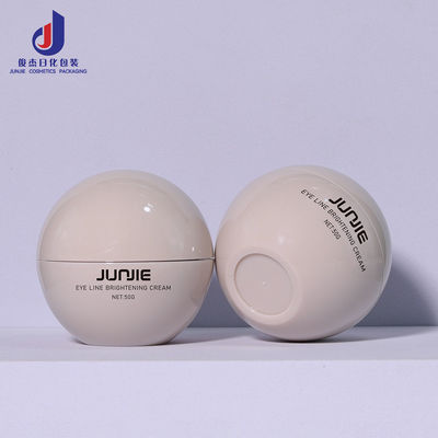 في المخزون 50 غرام جدار مزدوج سميكة واسعة الفم كأوعية للعناية بالبشرة أوعية كريم وجه قناع الجسم الزبدة غسل كريم جرة